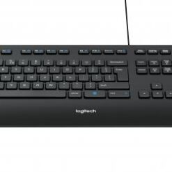 Logitech K280e Keyboard [USB, Full-size, Numpad, Spill-resistant, Palm rest, Black]