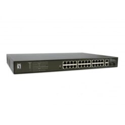 LevelOne GEP-2821 GEP-2821, Unmanaged, Gigabit Ethernet (10/100/1000), PoE, Rack mount, 1U