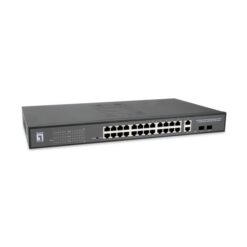 LevelOne GEP-2841 GEP-2841, Managed, L2, Gigabit Ethernet (10/100/1000), PoE, Rack mount, 1U