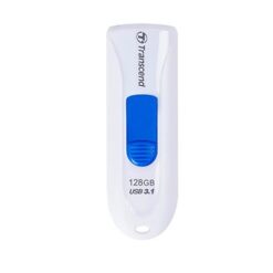 Transcend TS64GJF790W JetFlash 790 Flash Drive, 64GB, USB3.0, Capless/ Slide-Out, 90/ 45MB/s, White