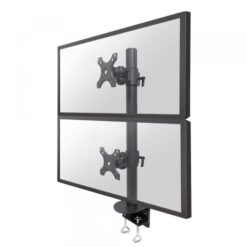 Neomounts FPMA-D960DVBLACKPLUS Flat screen desk mount, 17-49", 15 kg, 100x100 mm, clamp,