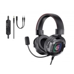 Conceptronic ATHAN03B ATHAN Stereo Sound Gaming Headset, Wired, 20 - 20000 Hz, Gaming, Black