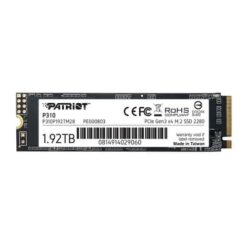 Patriot P310P240GM28P310 SSD, 240 GB, M.2 2280 (NVME) PCIe Gen3x4, SmartECC, 1700/ 1000 MB/s
