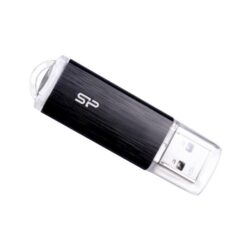 Silicon Power SP008GBUF2U02V1K Ultima U02, 8 GB, USB Type-A, 2.0, Cap, Black, Transparent