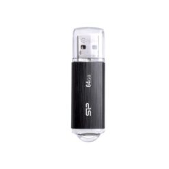 Silicon Power SP016GBUF2U02V1K Ultima U02, 16 GB, USB Type-A, 2.0, Cap, 8 g, Black