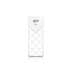 Silicon Power SP008GBUF2U03V1W Ultima U03 8GB, 8 GB, USB Type-A, 2.0, Slide, 13 g, White