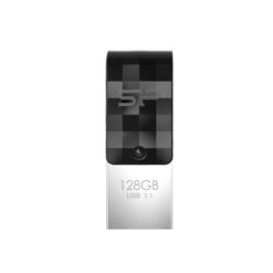 Silicon Power SP128GBUC3C31V1K Mobile C31, 128 GB, USB Type-A / USB Type-C, 3.2 Gen 1, Swivel, Black