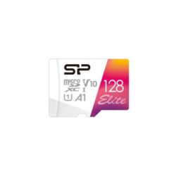 Silicon Power SP128GBSTXBV1V20SP Elite, 128 GB, MicroSDXC, Class 10, UHS-I, 100 MB/s, Class 1 (U1)