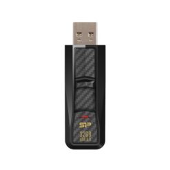Silicon Power SP032GBUF3B50V1K Blaze B50, 32 GB, USB Type-A, 3.2 Gen 1, Slide, Black