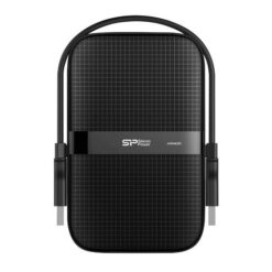 Silicon Power SP020TBPHDA60S3A Armor A60 portable HDD, 2 GB, 2.5", USB 3.2 Gen 1, Shockproof, Black