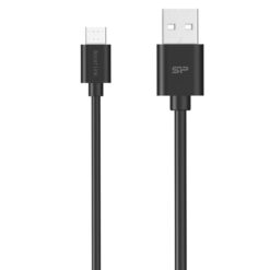 Silicon Power SP1M0ASYLK10AB1K LK10AB, 1 m, USB A, Micro-USB B, USB 2.0, 480 Mbit/s, Black