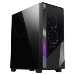 Gigabyte GB-AC500G ST AORUS C500 Gaming Midi-Tower, ATX, glass window, Steel
