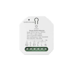 WOOX R7279 slimme switch met 2-stroom kanalen zodat u uw stroom installatie zelf kunt voorzien van