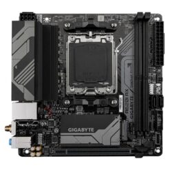 Gigabyte A620I AX A620I AX, AMD AM5, A620, DDR5-SDRAM, 96 GB, USB 3.2 Gen 2, M.2, 2.5 GbE, WI-Fi 6E