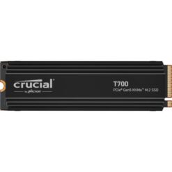 Crucial CT2000T700SSD3 T700 SSD, 2TB, M.2 PCIe Gen 5 NVMe, 3D NAND, 11800/ 12400 MB/s, No Heatsink