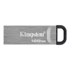 Kingston DTKN/128GB DataTraveler Kyson, 128 GB, USB 3.2, 200/ 60 MB/s, Capless, Silver
