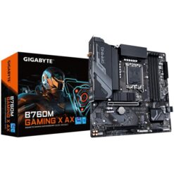 Gigabyte B760M GAMING X AX, ATX, Intel, LGA 1700, DDR5, USB 3.2 Gen 2, 2.5 GbE, Wi-Fi 6E, PCIe 4.0