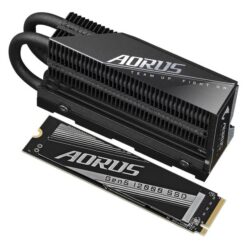 Gigabyte AG512K1TB AORUS Gen5 12000 SSD, 1 TB, M.2, PCIe 5.0 x4, 11700 MB/s, heatsink