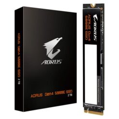 Gigabyte AG450E2TB-G AORUS Gen4 5000E SSD, 2 TB, M.2, 6500 MB/s