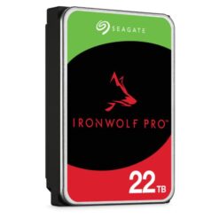 Seagate ST22000NT001 IronWolf Pro HDD, 22 TB, 3.5", SATA3, 7200 RPM, 285 MiB/s