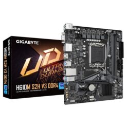 Gigabyte H610M S2H V3 DDR4 H610M S2H V3, Intel LGA1700, DDR4, 3200 MHz, GbE LAN, 4+1+1 Digital VRM