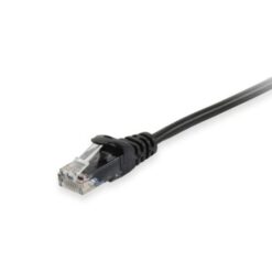 Equip 62547407101 Cat.6 U/UTP Patch Cable, 0.15m, Black, 0.15m, Cat6, RJ45, Black