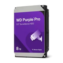 Western Digital WD8002PURP Purple PRO Surveillance HDD, 8 TB, 3.5", SATA3, 256MB