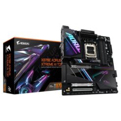 GIGABYTE X870E A XTREME AI TOP, eATX, AMD AM5 4x DDR5, 10 Gbe, Wi-Fi 7, USB 4