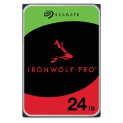 Seagate ST24000NT002 IronWolf Pro HDD, 24 TB, 7200 RPM, 512 MB, 3.5", Serial ATA III