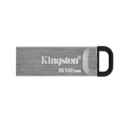 Kingston DTKN/512GB Technology DataTraveler Kyson Silver, 512 GB, USB 3.2 Type-A, 200 MB/s, Capless