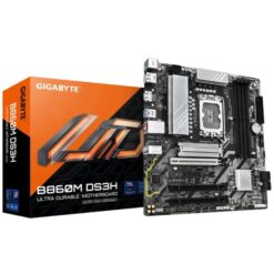 Gigabyte B860M DS3H, mATX, LGA1851, Intel B860, 4x DDR5, 2.5 GbE, USB 3.2 Gen 2 Type-A