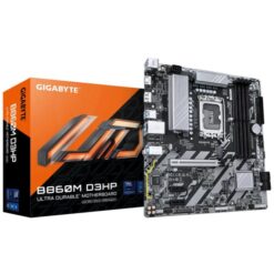 Gigabyte B860M D3HP, mATX, LGA1851, Intel B860, 4x DDR5, Gigabit Ethernet, USB Type-C