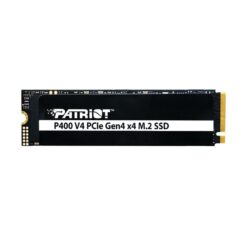 Patriot P400VP1TBM28H P400 V4 SSD, 1TB M.2 2280 PCIe Gen 4x4, 6200/ 5200 MB/s, Black, Heatsink