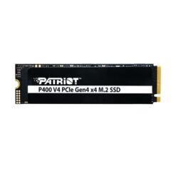 Patriot P400VP500GM28H P400 V4 SSD, 500GB, M.2 2280 PCIe Gen 4x4, 6200/ 5200 MB/s, Black, Heatsink