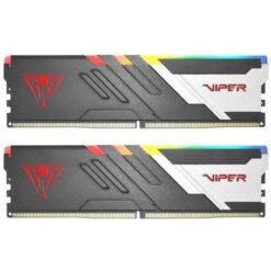 Patriot PVVR548G640C32K Viper Venom RGB UDIMM KIT, 48GB (2 x 24GB) DDR5, 6400 MHZ, CL32