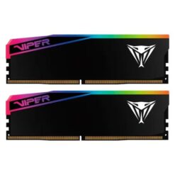 Patriot VEUR564G6028K Viper Elite 5 RGB Ultra Dual Kit, DDR5 64GB (2x 32GB) 6000 Mhz, CL28, Black