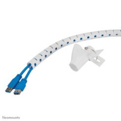 Neomounts ADS06-141WH Cable sleeve for 1-4 cables, universal cable sleeve, Desk, Plastic, White