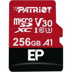 Patriot PEF256GEPEXMCX EP SERIES EXPRESS MICRO SDXC, 256GB, V30, A1, U3, 90 MB/s, W/O adapter
