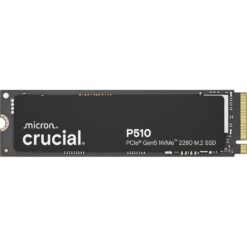 Crucial CT2000P510SSD8 P510 SSD, 2TB, M.2, PCIe Gen5,NVMe, 10000/8700 MB/s, 1.5M IOPS