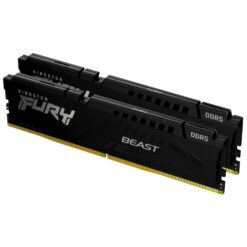 Kingston KF564C32BBEK2-32 FURY Beast DIMM Kit, 32GB, 2x 16GB, DDR5 6400 Mhz, CL32, Black EXPO