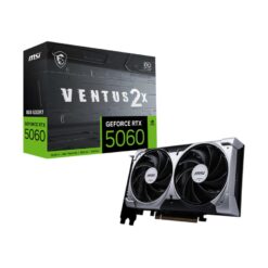 MSI V537-002R GeForce RTX 5060 8G VENTUS 2X OC, 8 GB, GDDR7, 128 bit, PCIe 5.0