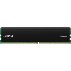 Crucial CP16G4DFRA32A Pro UDIMM, 1x 16GB, DDR4, 3200 Mhz, CL22, 1.2v, Heatsink, Black