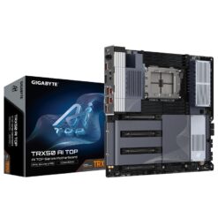 Gigabyte TRX50 AI TOP-2B, AMD TR5, Ryzen Threadripper PRO 7000, DDR5, 4x M.2, 10 Gbe, USB 4