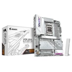 Gigabyte X870E A ELITE WF7 ICE AORUS ELITE WIFI7 ICE, ATX, AMD AM5, DDR5, PCIe 5.0, 2.5 Gbe, USB 4