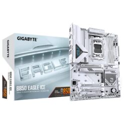 Gigabyte B850 EAGLE ICE B850 EAGLE ICE, ATX, AMD AM5, DDR5 OC, PCIe 5.0, M.2, 2.5 GbE, USB 3.2 Gen 2