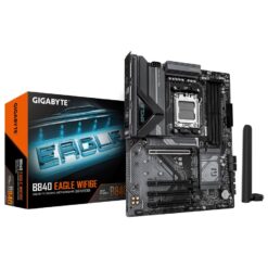 Gigabyte B840 EAGLE WF6E, ATX< AMD AM5, DDR5 OC, 2x PCIe 4.0, M.2, Wi-Fi 6E, 2.5 GbE, USB 3.2 Gen 2