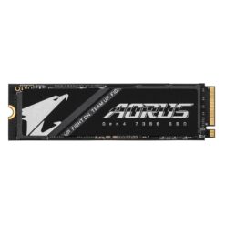 Gigabyte AG4731TB N AORUS Gen4 7300 SSD, 1 TB, M.2 PCIe 4.0, 3D TLC NAND, 7300 MB/s, No heatspreader
