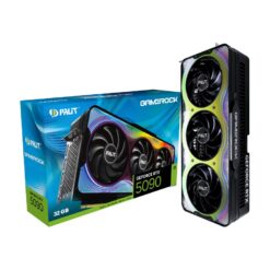 Palit NE75090019R5-GB2020G RTX5090 GameRock, 32GB, GDDR7, 512 bit, 1792 GB/s, HDMI 3xDP, ARGB