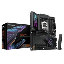 Gigabyte X870E A PRO X X870E AORUS PRO X3D, AMD AM5, DDR5 Support Ryzen 9000 CPUs, 18+2+2 Phases
