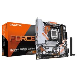 Gigabyte B850M FORCE WF6E B850M FORCE WIFI6E, mATX, AMD AM5, DDR5, 2.5 Gbe, Wi-Fi 7, USB 3.2, PCIe5